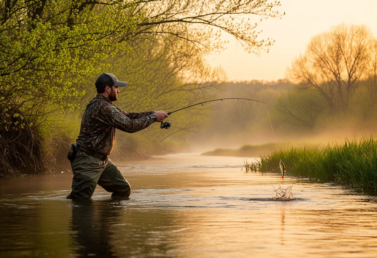 Bass fishing lures and baits collection