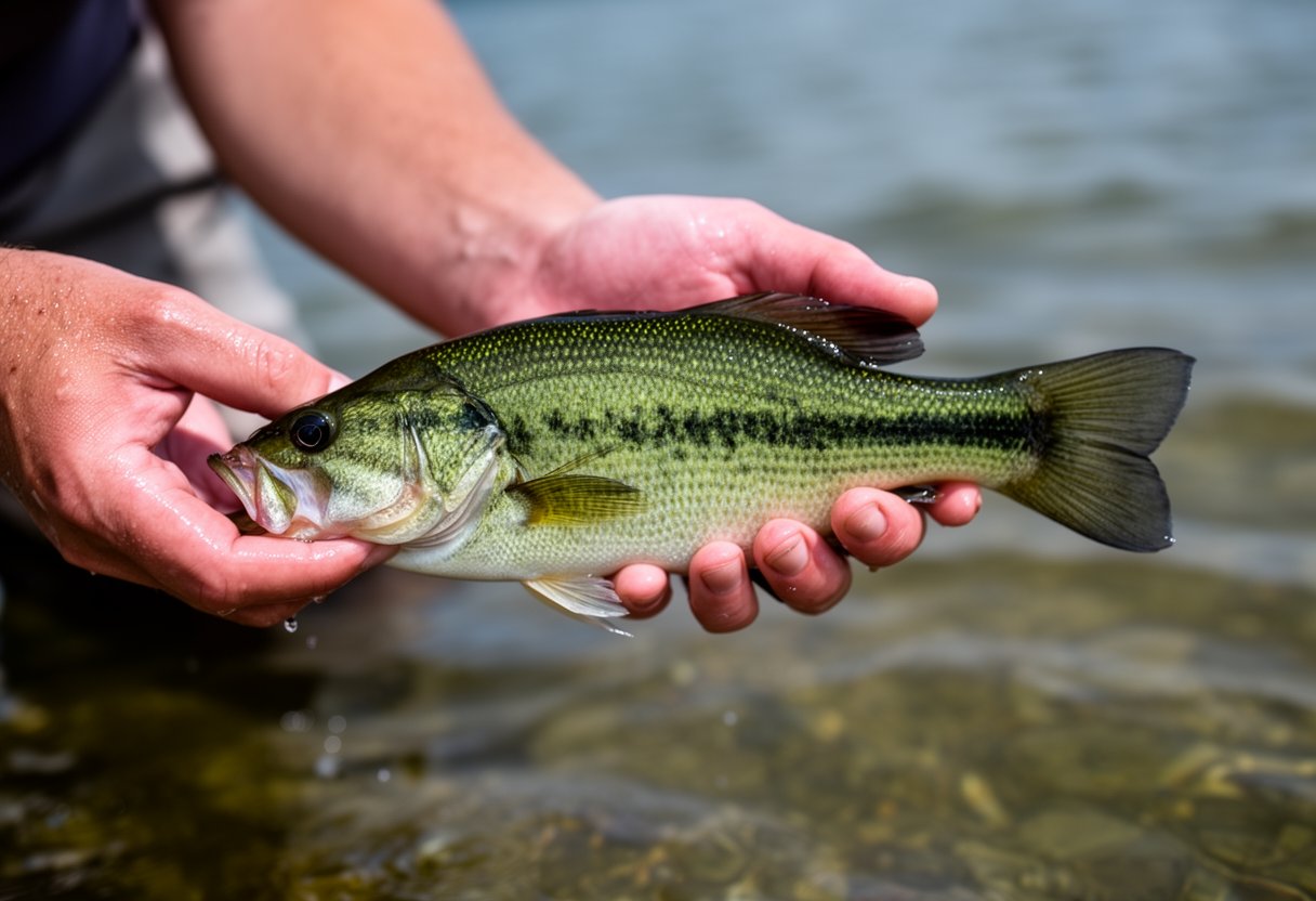 Bass fishing casting techniques