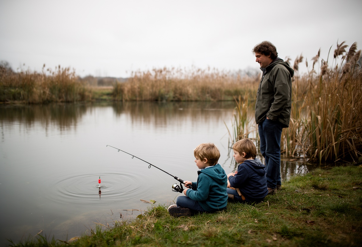 The goal of fishing with kids is the experience